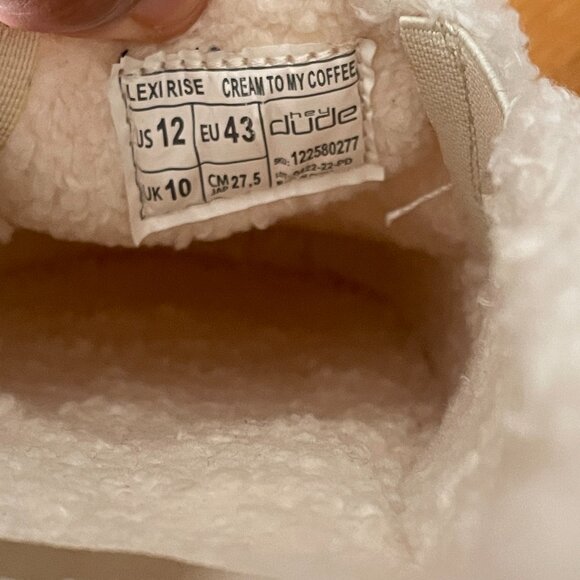 BNWOT! Women's Hey Dude COZY Lexi Rise Cream To Coffee Mule Loafer. RUNS SMALL! - Picture 4 of 10